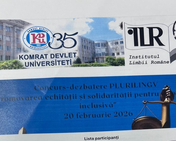 La data de 20 februarie 2026 studenții din cadrul USC au participat la concursul-dezbatere PLURILINGV