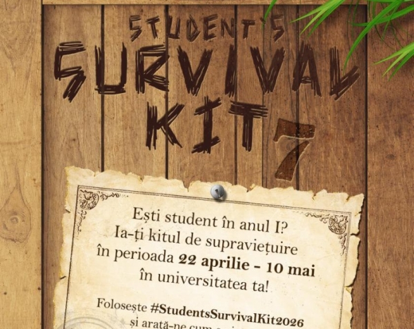 La data de 22 aprilie 2026, ora 12.30 va avea loc pilotarea implementării proiectului Students Survival Kit