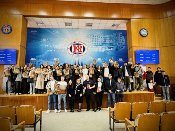 La data de 22 aprilie 2026, la ora 12:30, la Universitatea de Stat din Comrat a avut loc cu succes implementarea pilot a proiectului &bdquo;Students Survival Kit&rdquo;.