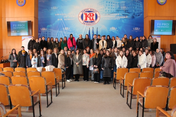 Universitate de Stat din Comrat  susține campania "Fii PRO! Alege să fii profesor!"